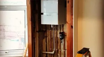 ATAG combi install, Cwmbran: Modern townhouse in Cwmbran