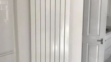 Central heating refit with designer radiators, Cardiff: Victorian townhouse in Cardiff