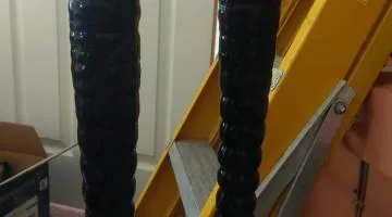 System sludge drawn out during the flush